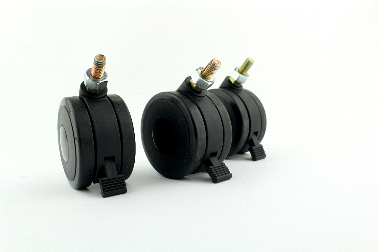 Cutera Xeo CoolGlide Laser CASTORS 3 LOCKING WHEELS - PARTS AS-IS