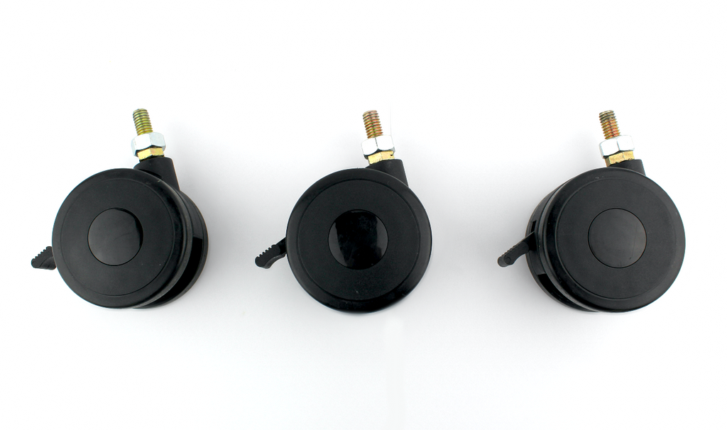 Cutera Xeo CoolGlide Laser CASTORS 3 LOCKING WHEELS - PARTS AS-IS