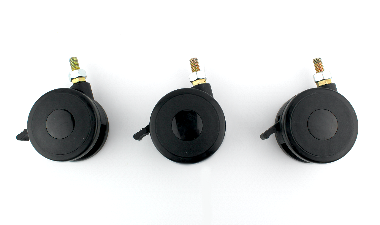 Cutera Xeo CoolGlide Laser CASTORS 3 LOCKING WHEELS - PARTS AS-IS