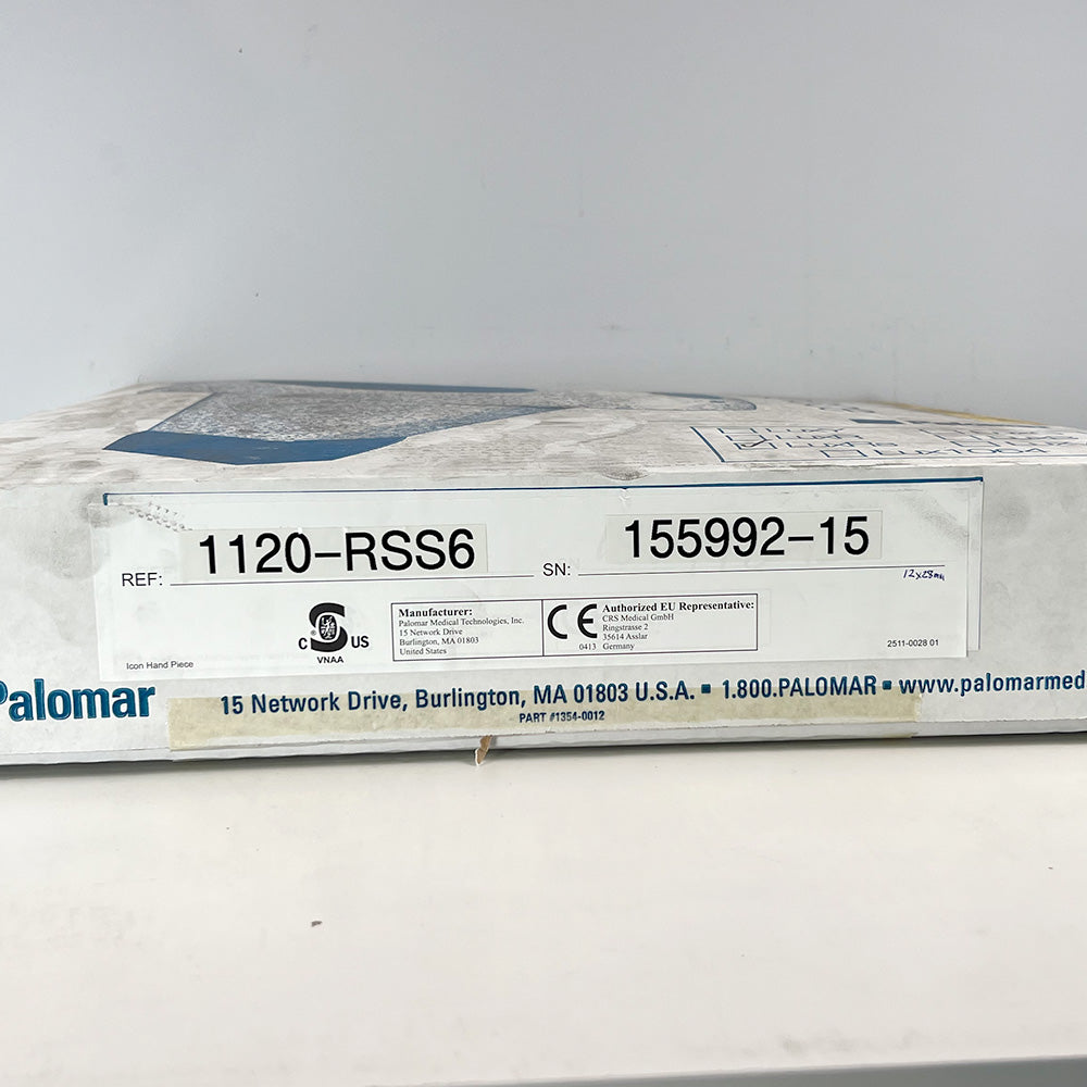 Palomar MediLux LuxRs Handpiece 1120-RSS6 Cynosure Factory Refurbished 155992-15 (0 Shots)