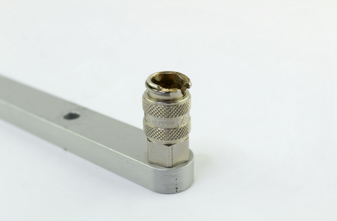 Zimmer Chiller Cryo 6 Arm Attachment Metal Bracket Cryo6 14 1/4" PARTS AS IS