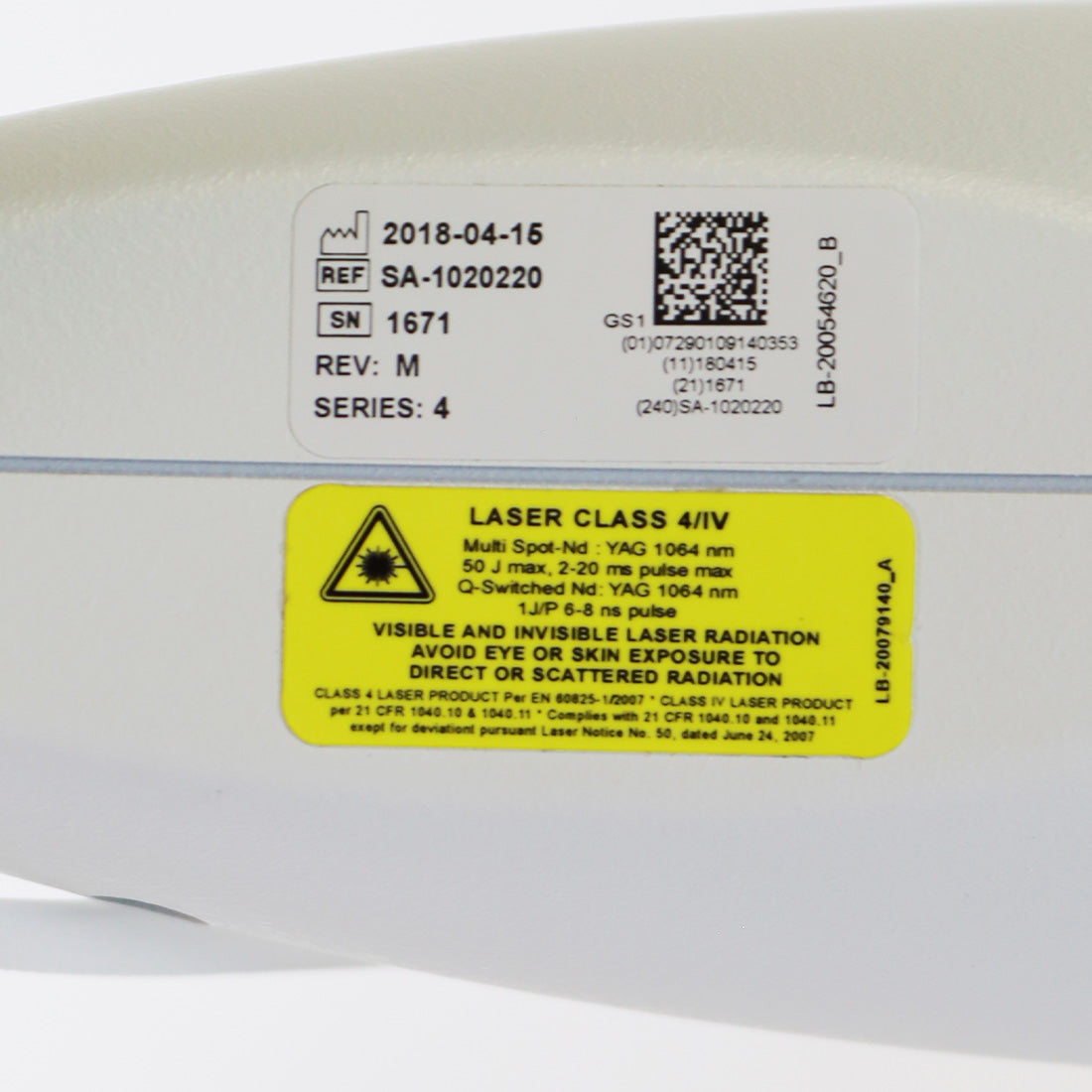 2018 Lumenis M22 Laser IPL Fully Loaded NdYag Q-Switched ResurFX System