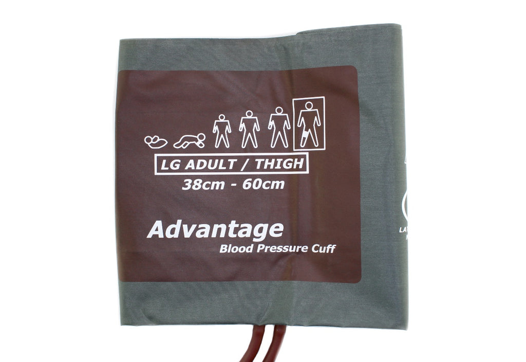 Blood Pressure Cuff Advantage Medical LG Adult/Thigh Cuff 38 - 60 cm Nylon Cuff