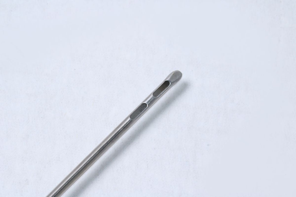 Spatula 2 Port Finesse Tip Microcannula Cannula 2.7mm 4" LUER UNTESTED AS IS