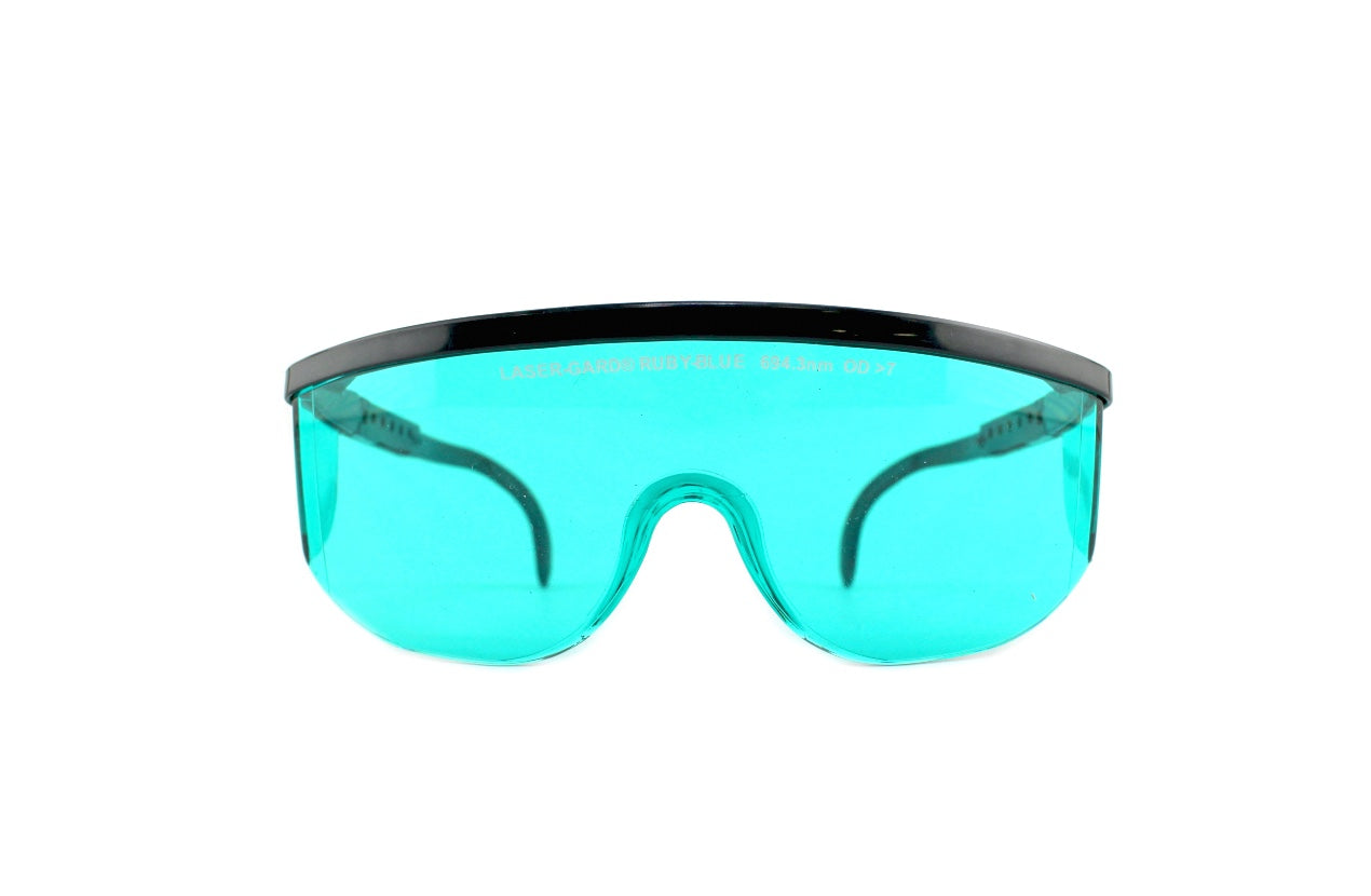 Palomar Laser-Gard Ruby Blue Laser Operator Eyewear Safety Glasses 694.3nm OD7<7