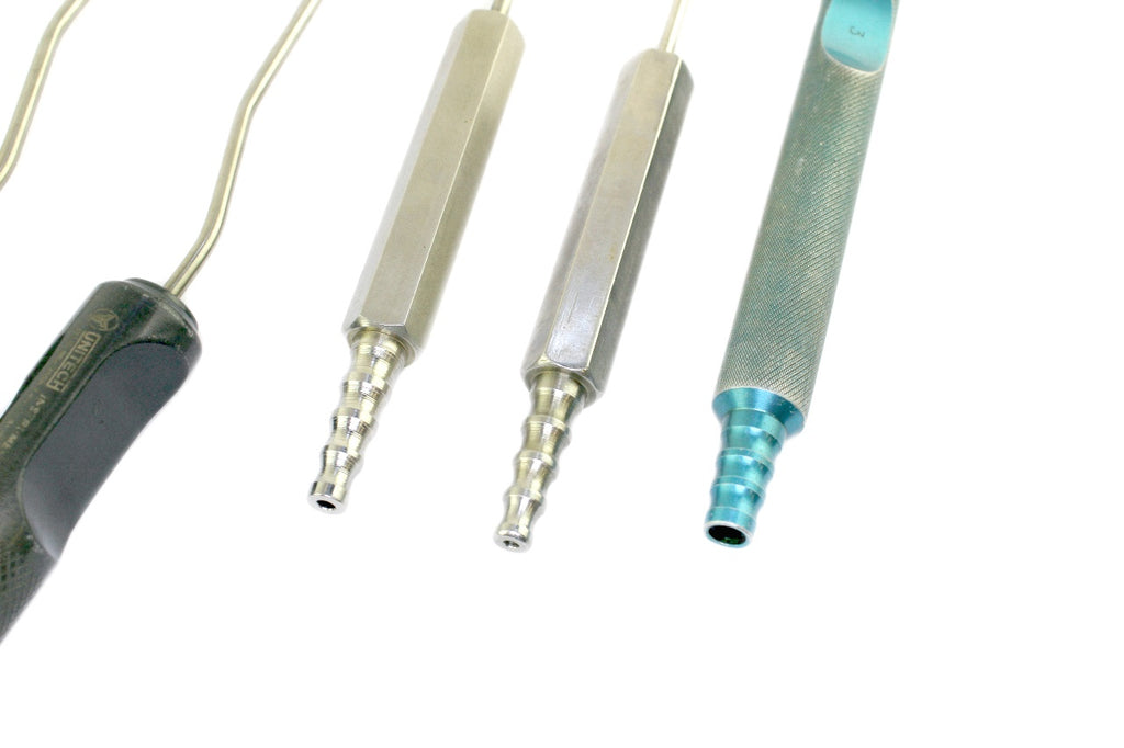 Three Holes Cannulae Suction Set. Surgical Instrument Suction Cannula Tips x6