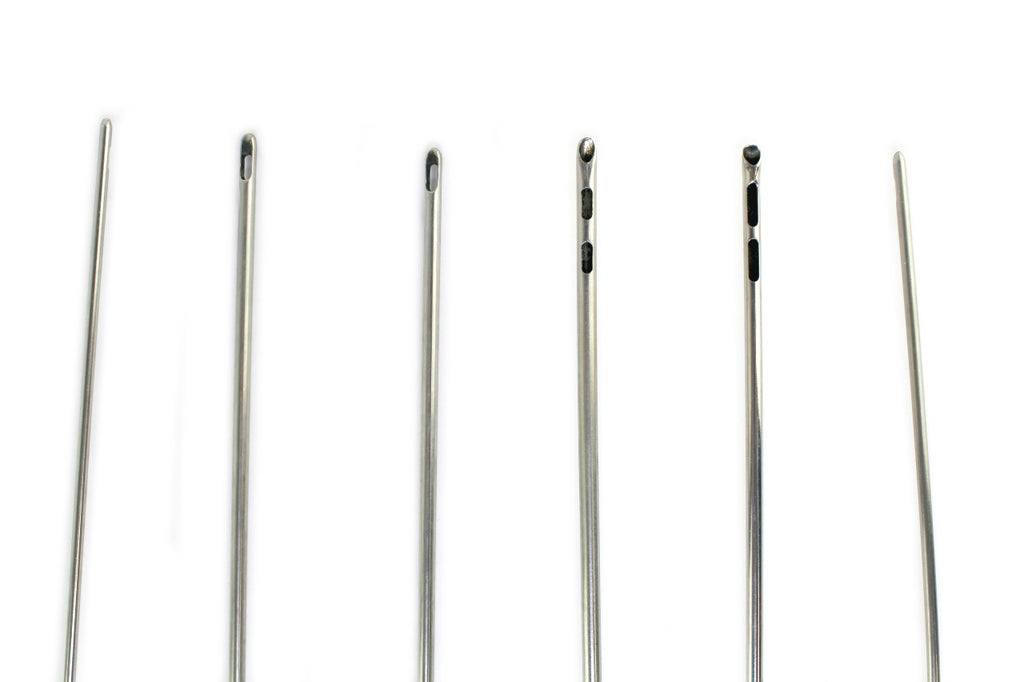 Three Holes Cannulae Suction Set. Surgical Instrument Suction Cannula Tips x6