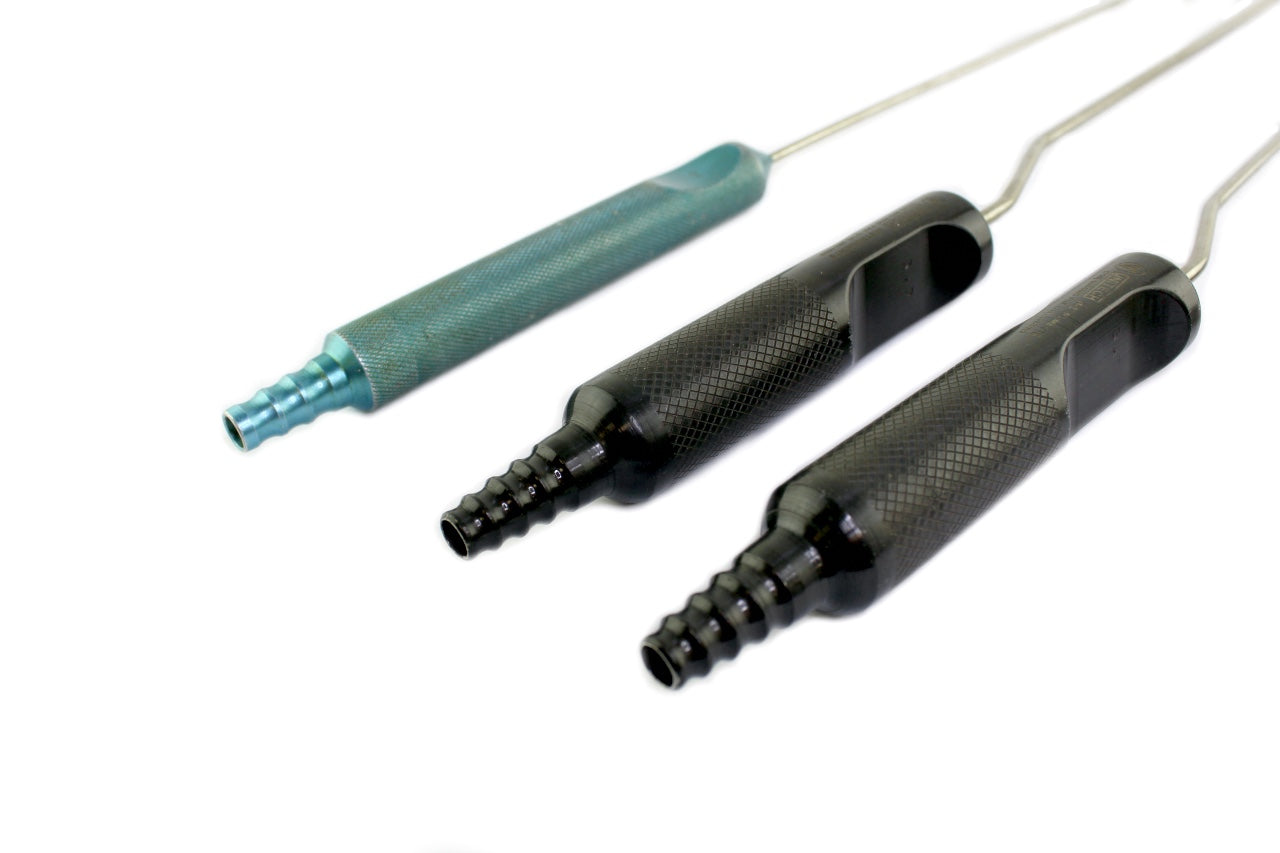 Three Holes Cannulae Suction Set. Surgical Instrument Suction Cannula Tips x6