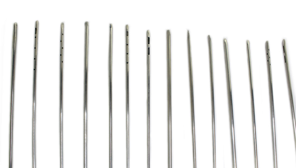 Cannulae Aspiration Surgical Instrument Set Luer-Lok Base Cannula Tips x14 Pcs