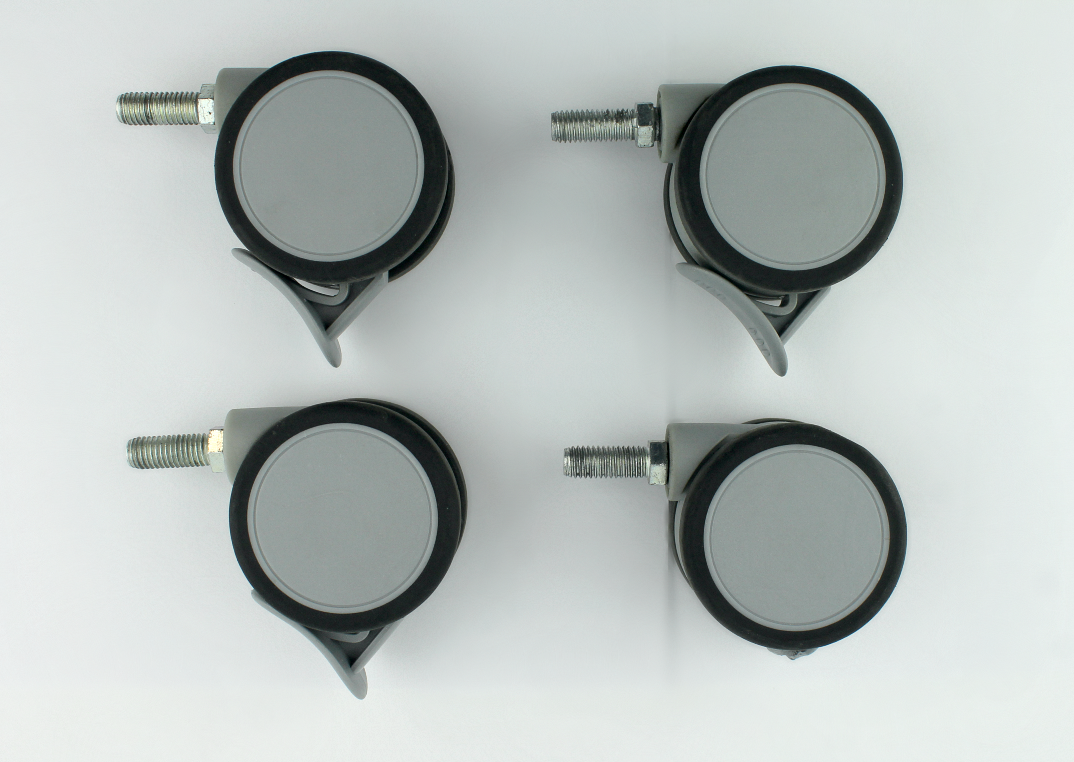 CARTESSA CYNOSURE SMARTLIPO LUTRONIC INFINI QUADRA Q4 WHEELS WITH BRAKE 4 PCs