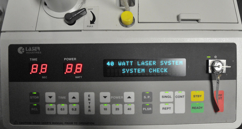 1994 Laser Industries Sharplan 40 Watt CO2 Laser Surgicenter S/C40 Compact 40C