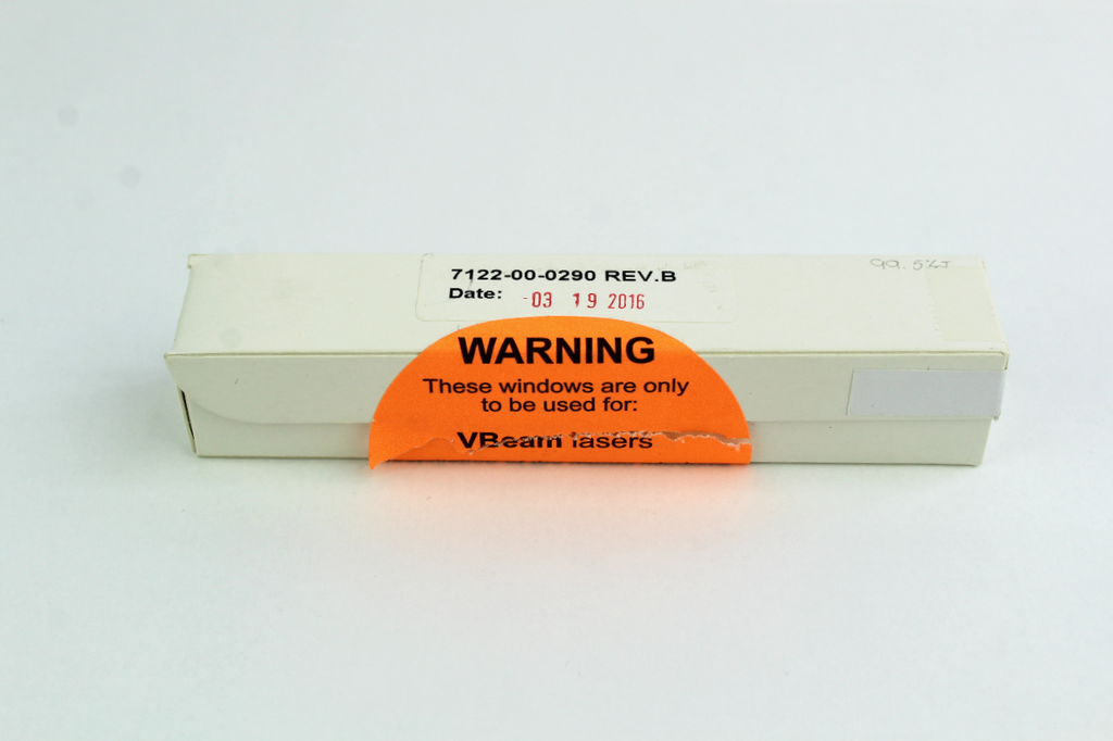 Candela Syneron VBeam1 Distance Gauge Fiber Optic Window 7122-00-0290 x25 V Beam