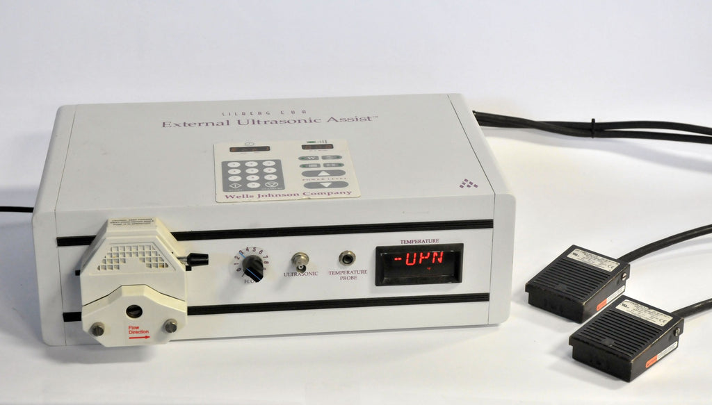 Tumescent Infusion Pump Ultrasonic Generator Silberg EUA Wells Johnson External