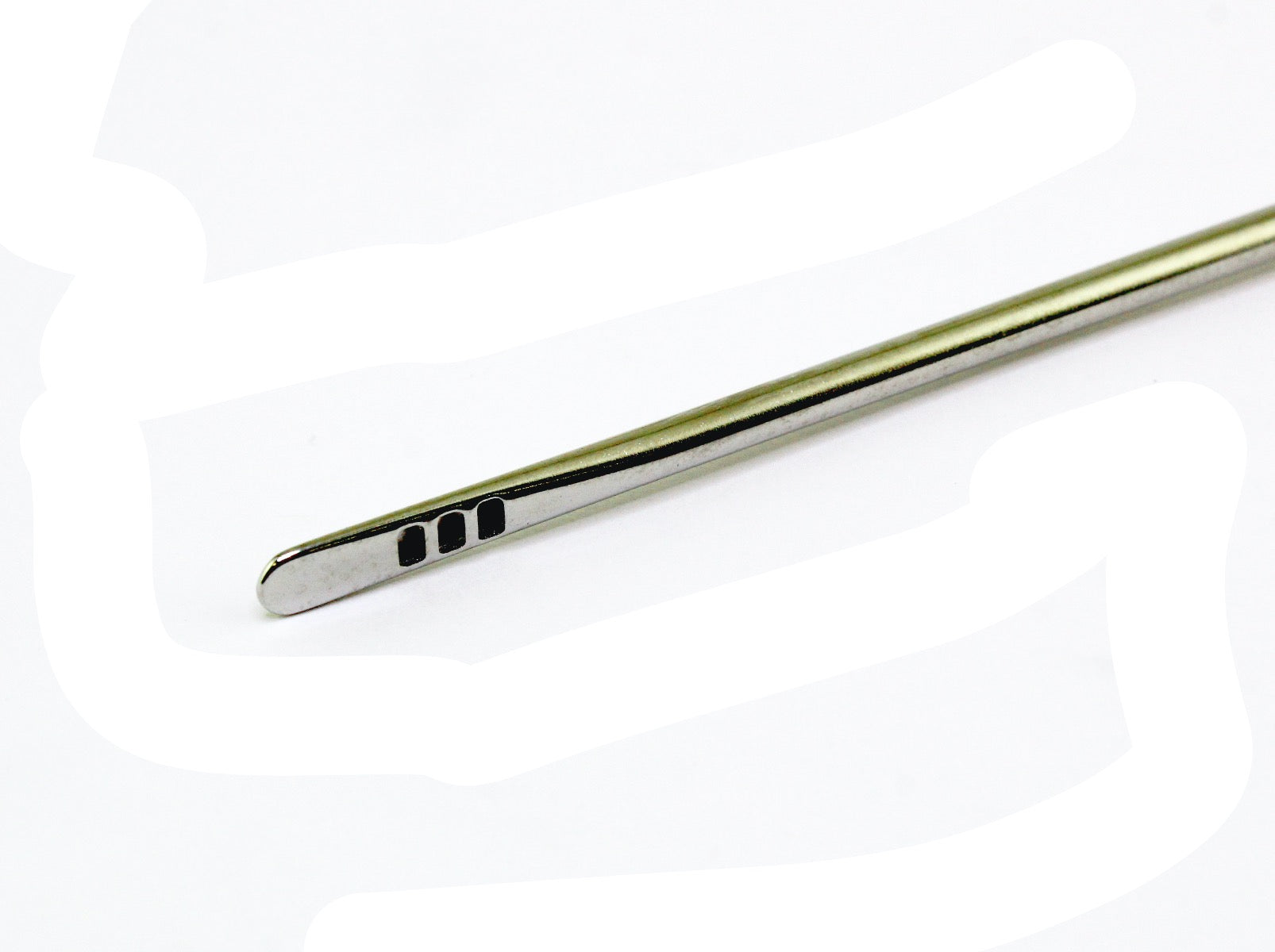 Microaire 3.0mm Spatula Spatula (Three-Hole) Cannula Liposuction - PAL - 30S3