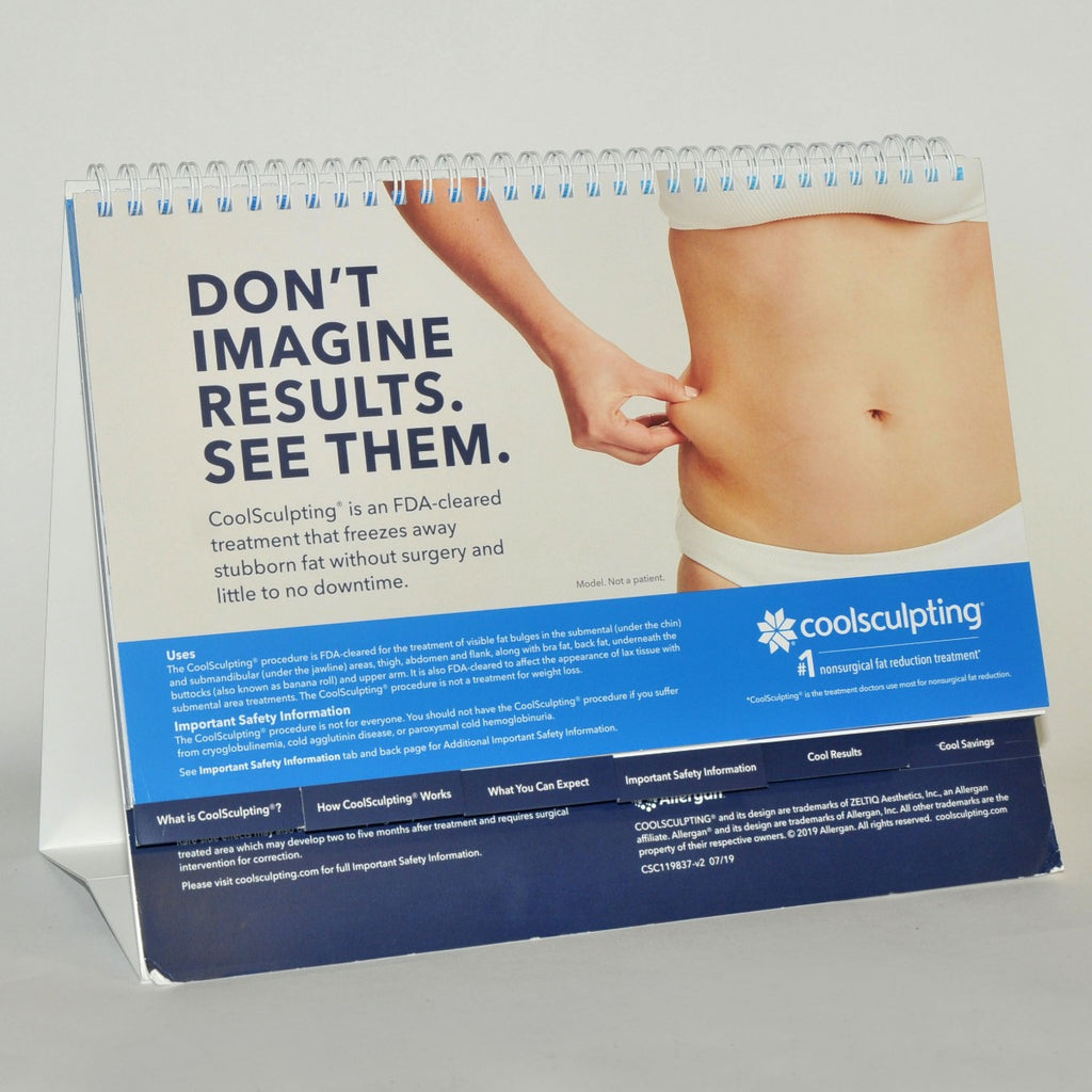 Zeltiq CoolSculpting Fat Reduction Treatment Consultation Guide Lobby Marketing