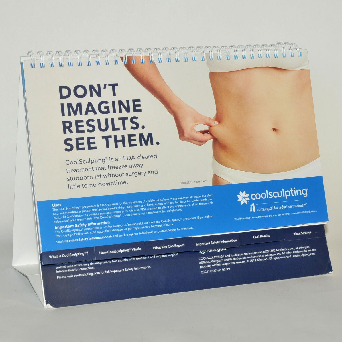 Zeltiq CoolSculpting Fat Reduction Treatment Consultation Guide Lobby Marketing