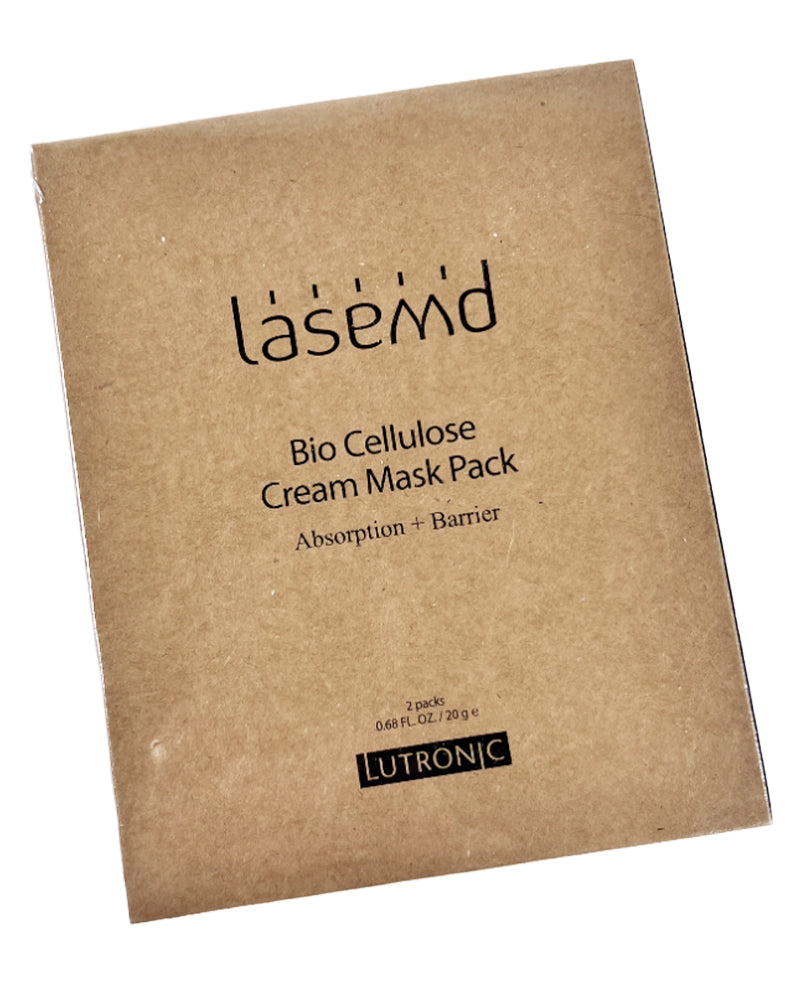 Lutronic LaseMD Bio Cellulose Cream Mask Pack Absorption Barrier 2-Pack 20g 2020