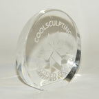 Zeltiq CoolSculpting CERTIFIED PRACTICE Advertising Glass Paperweight Marketing