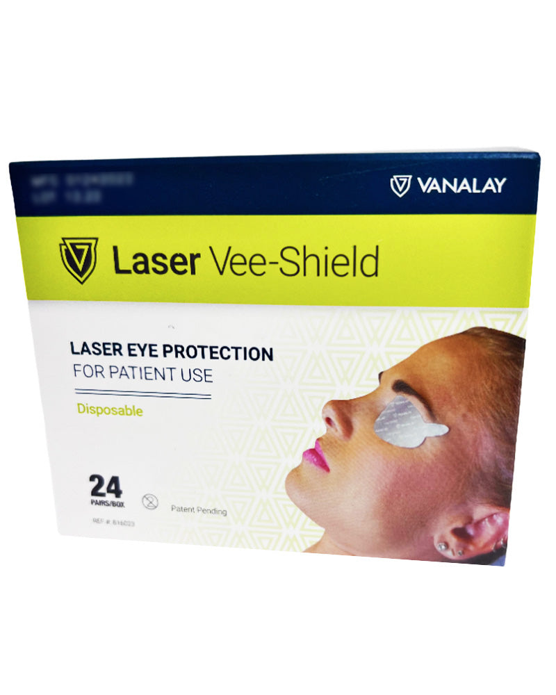 VANALAY Laser Vee-Shield Disposable Patient Laser Eye Protection Box of 24
