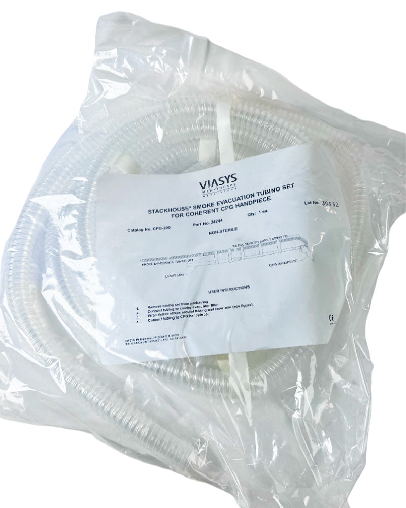 Viasys Stackhouse Smoke Evacuation Tubing Set UltraPulse CPG Handpiece CPG-200