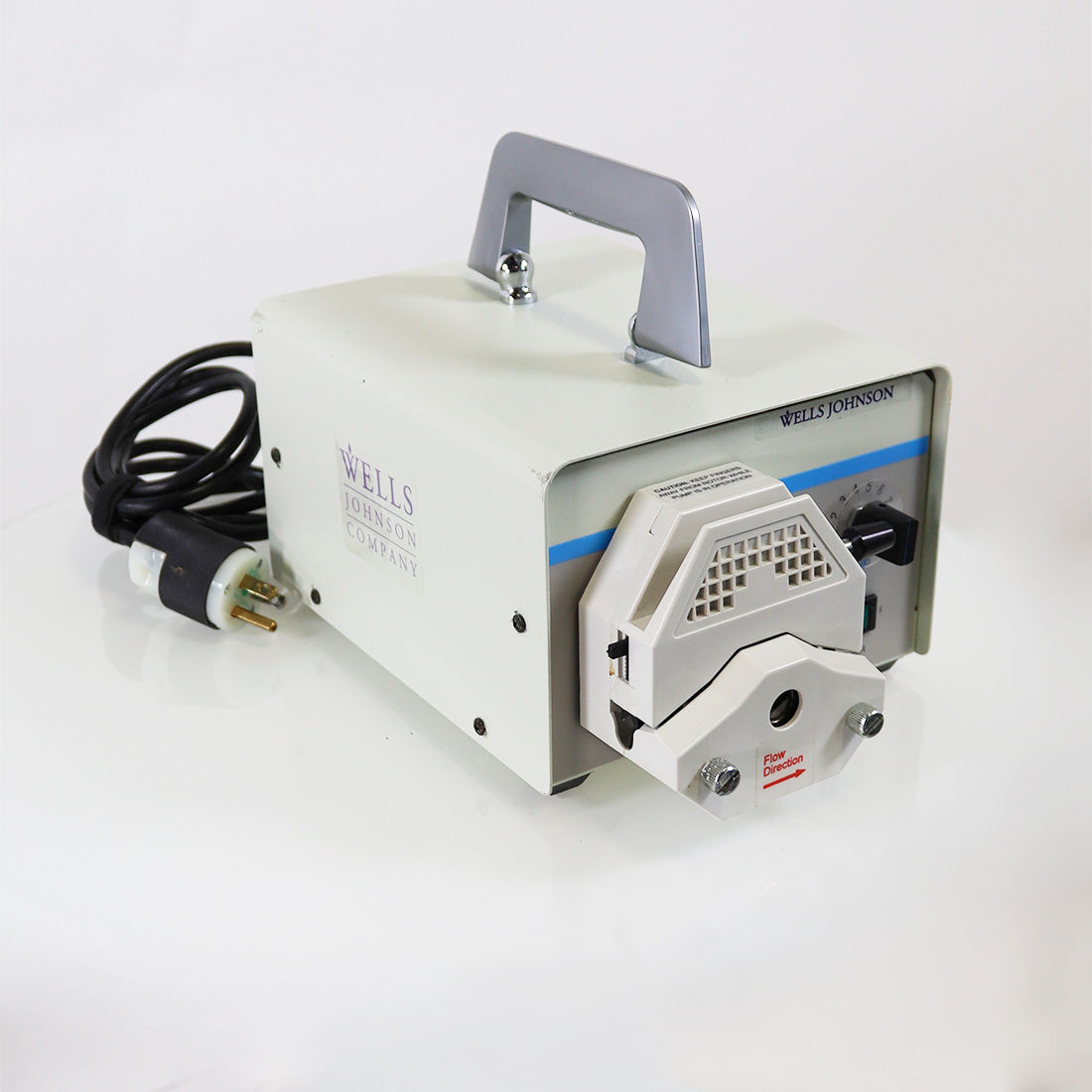 Wells Johnson Single Head Infiltration Pump Aspiration w FootSwitch Pedal