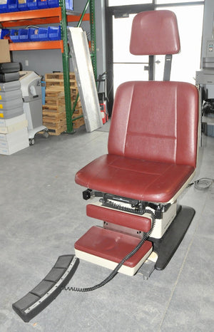 Midmark Ritter 75L Power Adjustable Medical Procedure Exam Chair Table 75 L Red
