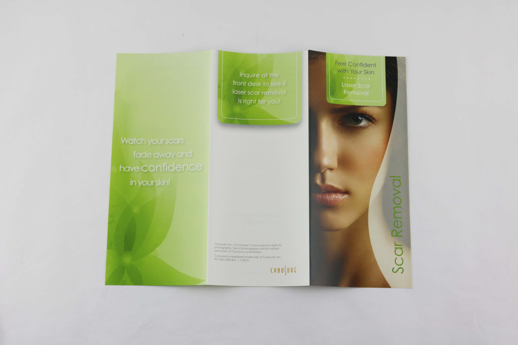 Cynosure ICON Feel Confident In Skin Laser Scar Removal Patient Brochures 94pk
