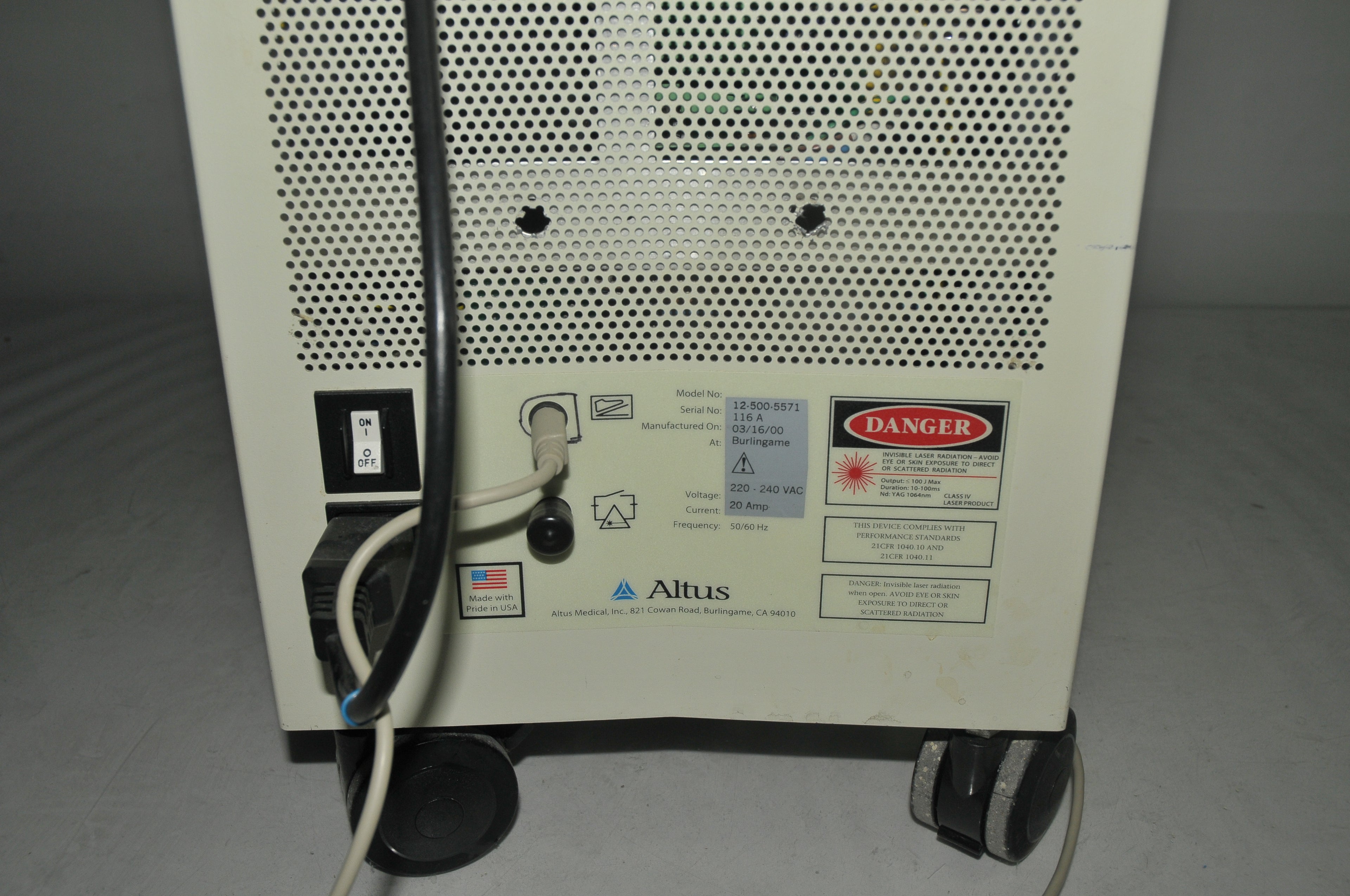 2000 Cutera Cool Glide Excel Long Pulse Nd:YAG 1064nm CoolGlide HR Hair Removal