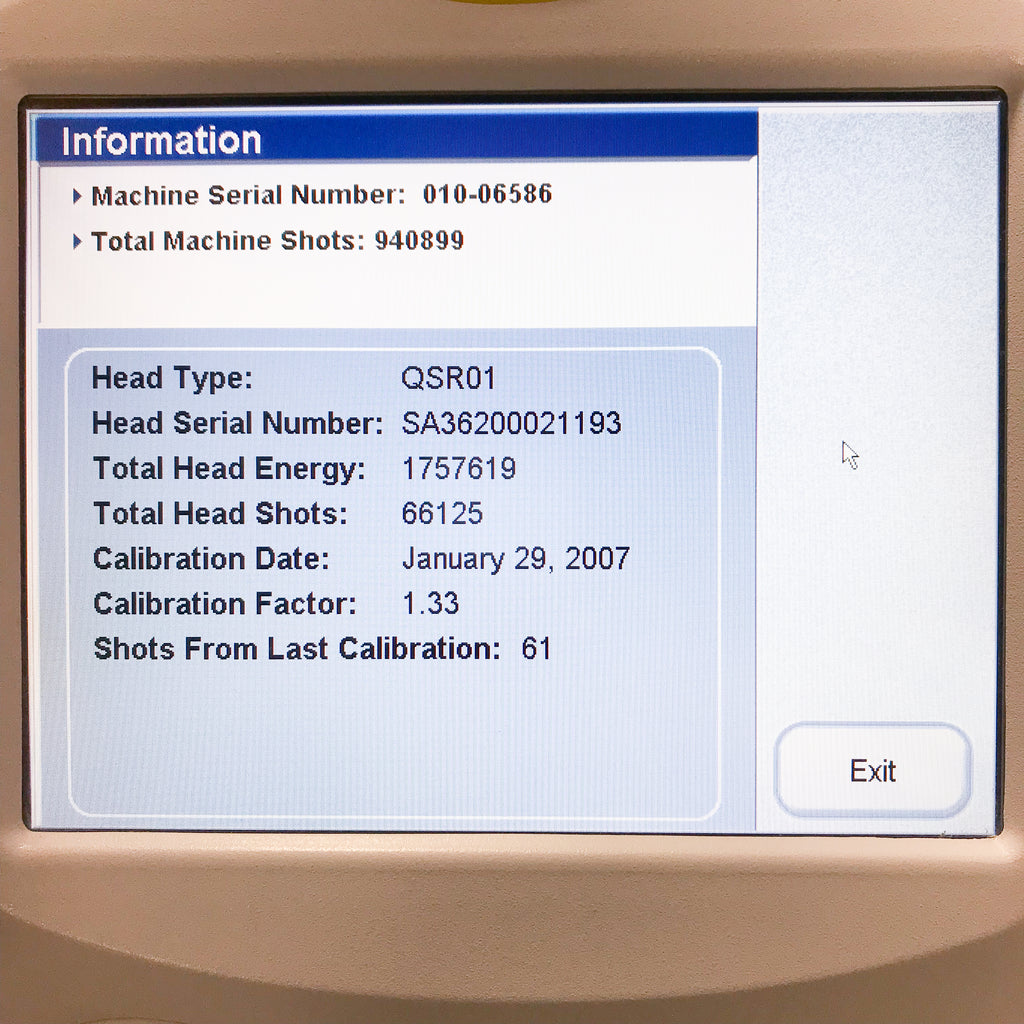 2001 Lumenis Quantum SR IPL Laser w SR 560 Skin Rejuvenation Handpiece SR560
