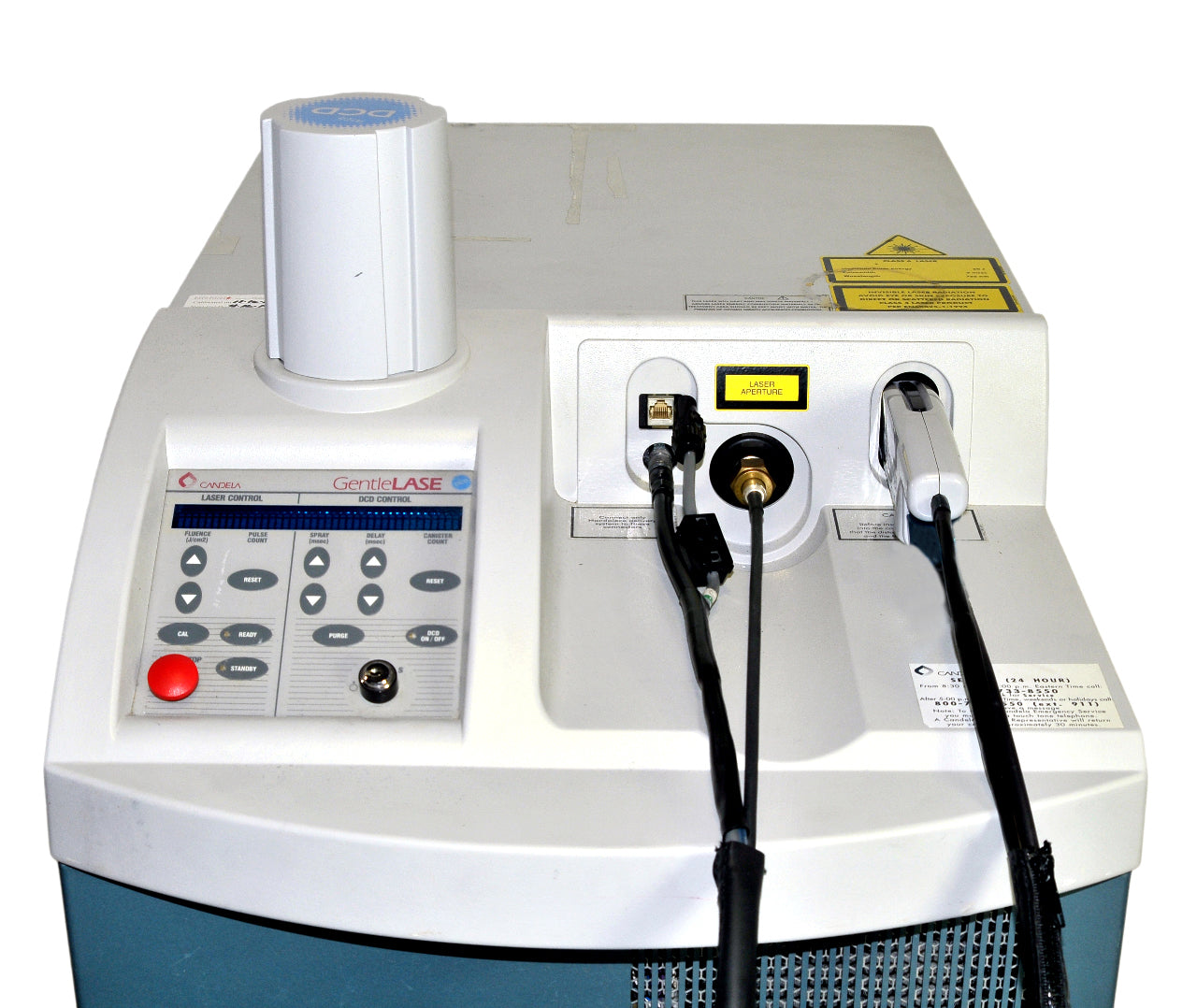 2001 Candela GentleLASE Plus 755nm Alexandrite Laser Hair Removal Alex HR PARTS