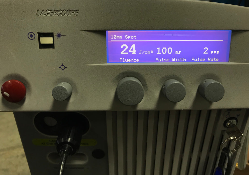 2001 Laserscope Lyra Iridex Nd Yag w/ CoolSpot 5mm HandPiece Hair Removal