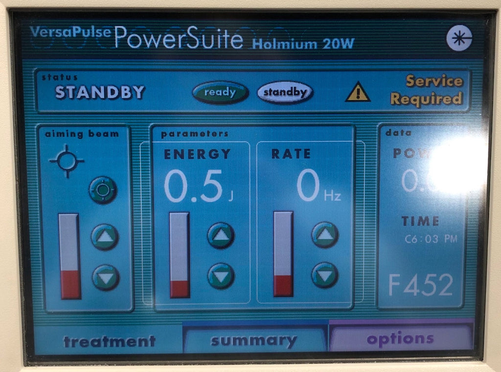 2002 Lumenis VersaPulse Power Suite 20-Watt Holmium Surgical Laser System