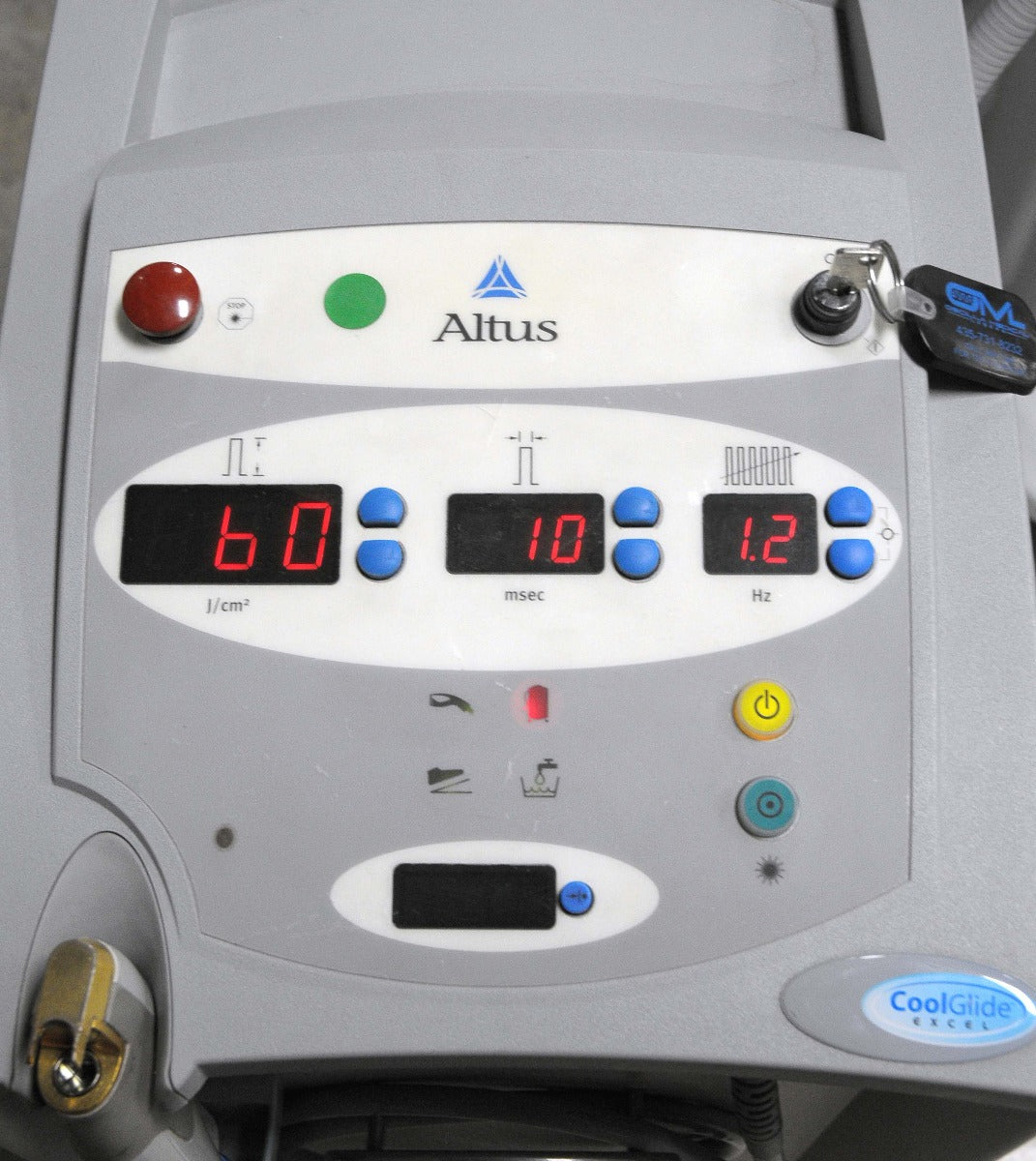 2002 Altus Cutera XL Cool CoolGlide Excel Nd:YAG Laser 3-5-7-10 mm 1064