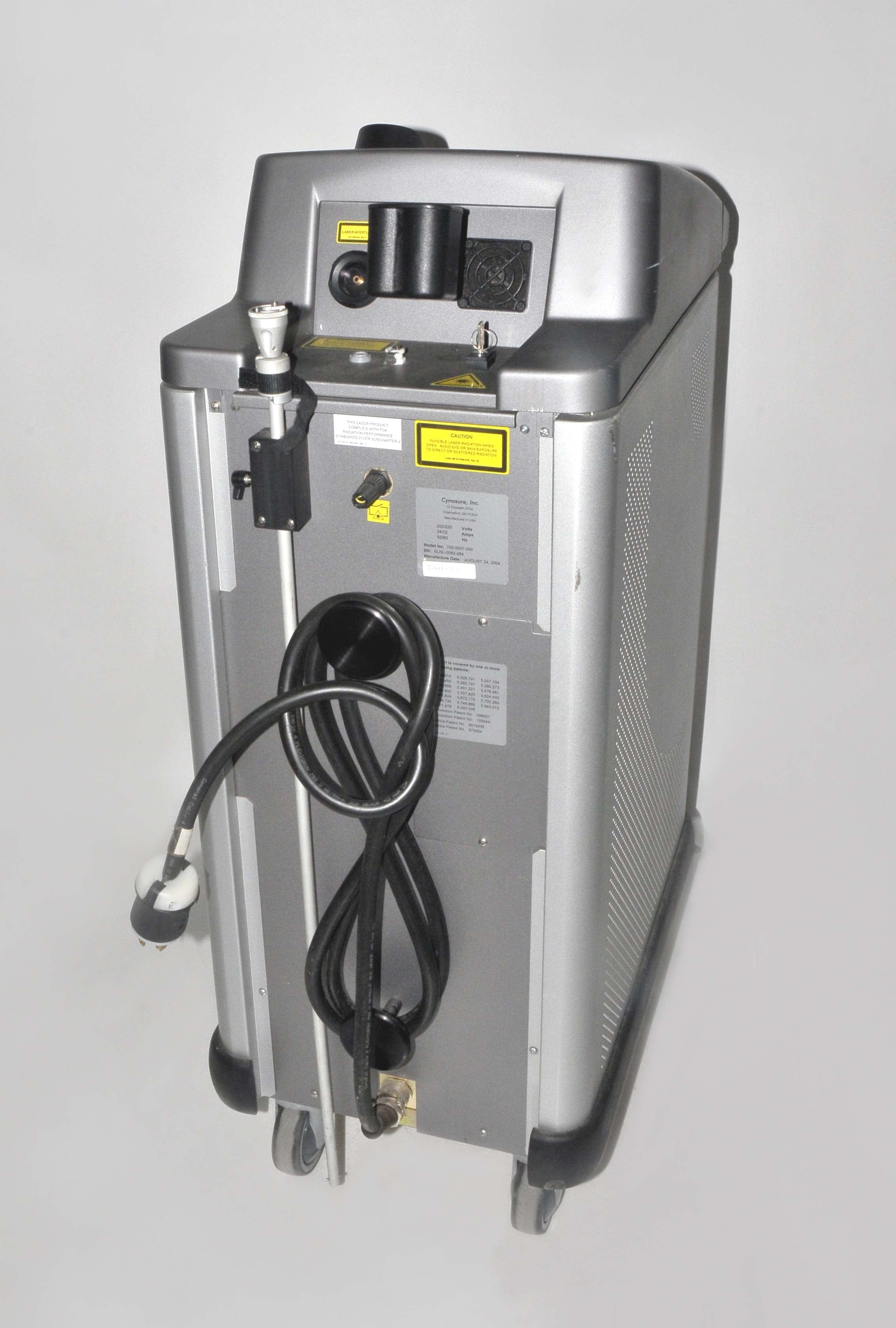 2004 Cynosure Apogee Elite Laser ELNL Hair Removal Lesion YAG 755 1064 nm System