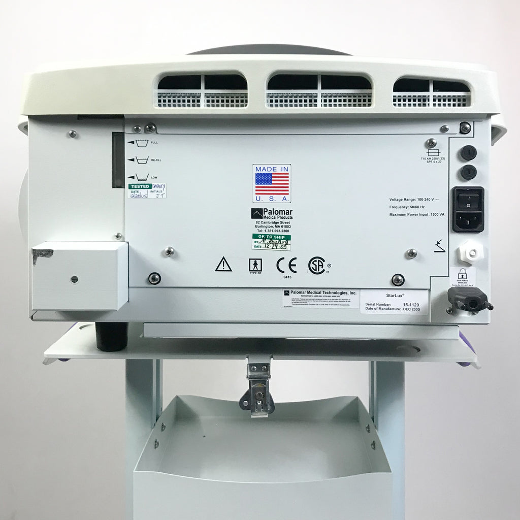 2005 Palomar StarLux 300 Laser w/LuxG LuxRs LuxY Lux G Rs Y Hair Removal Lesions