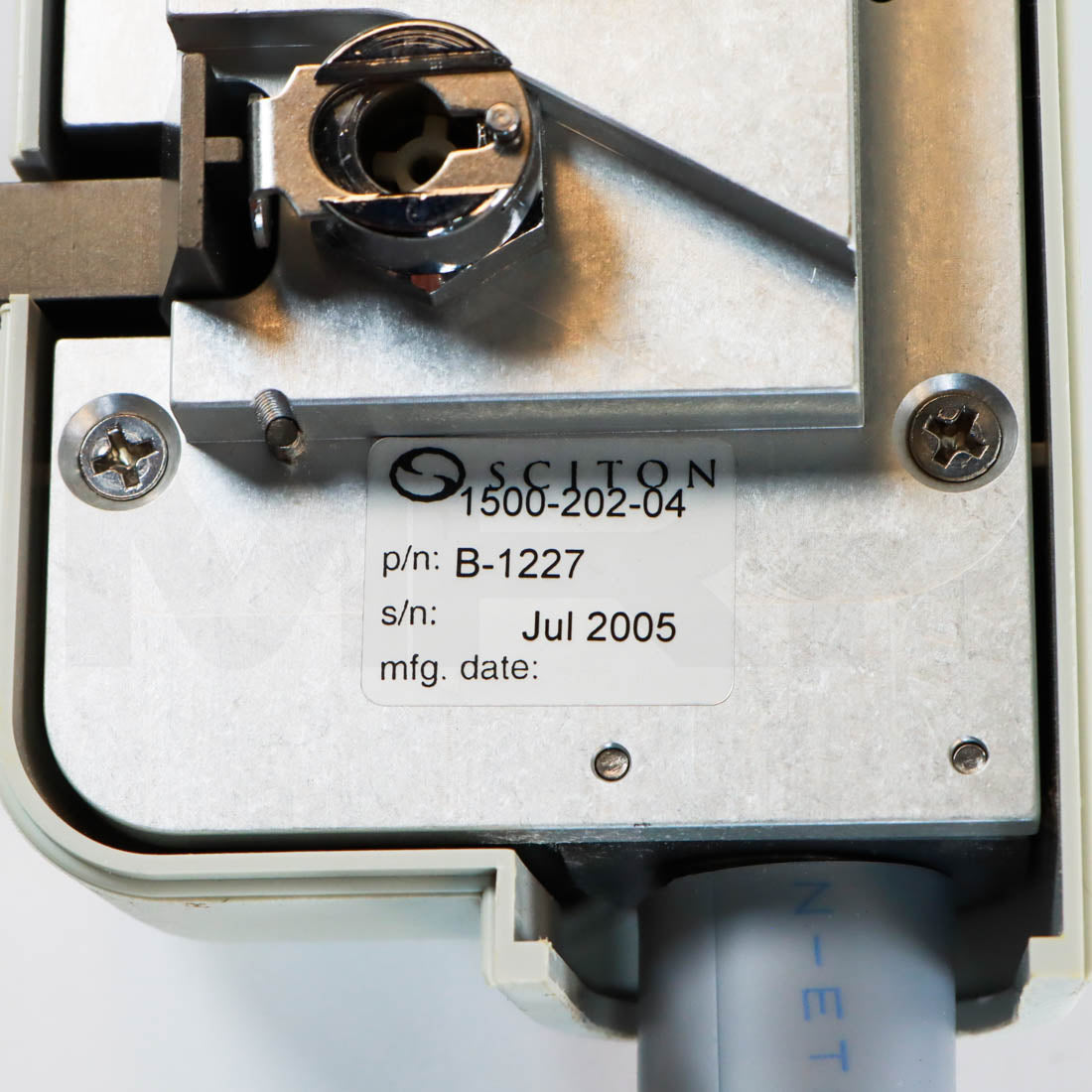 2005 Sciton Profile System Handpiece Label