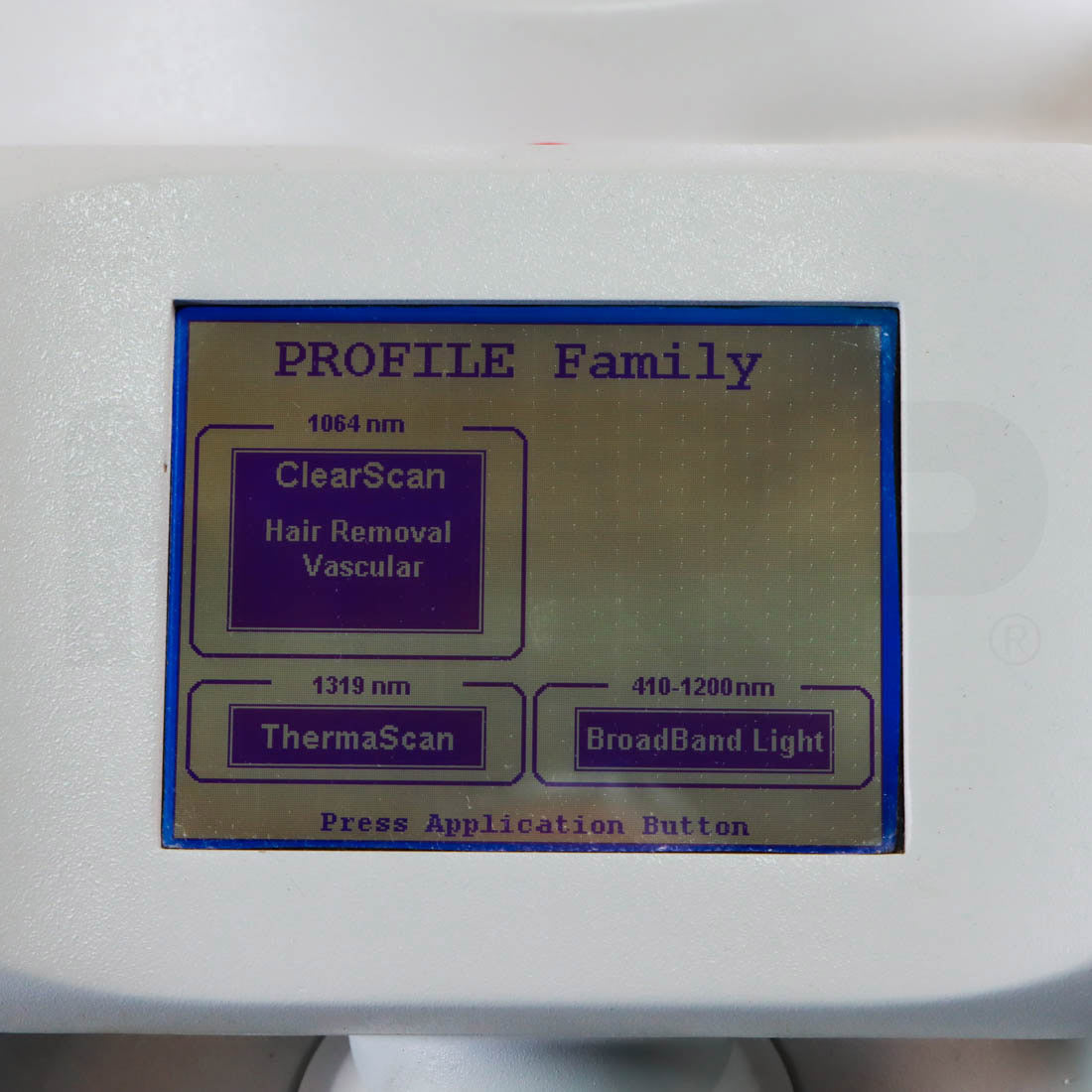 2005 Sciton Profile System Screen