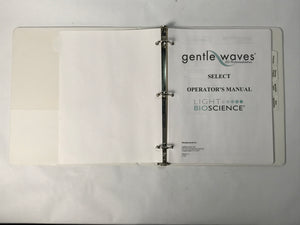 2006 LightBioScience GentleWaves Select LED Phototherapy System Operators Manual