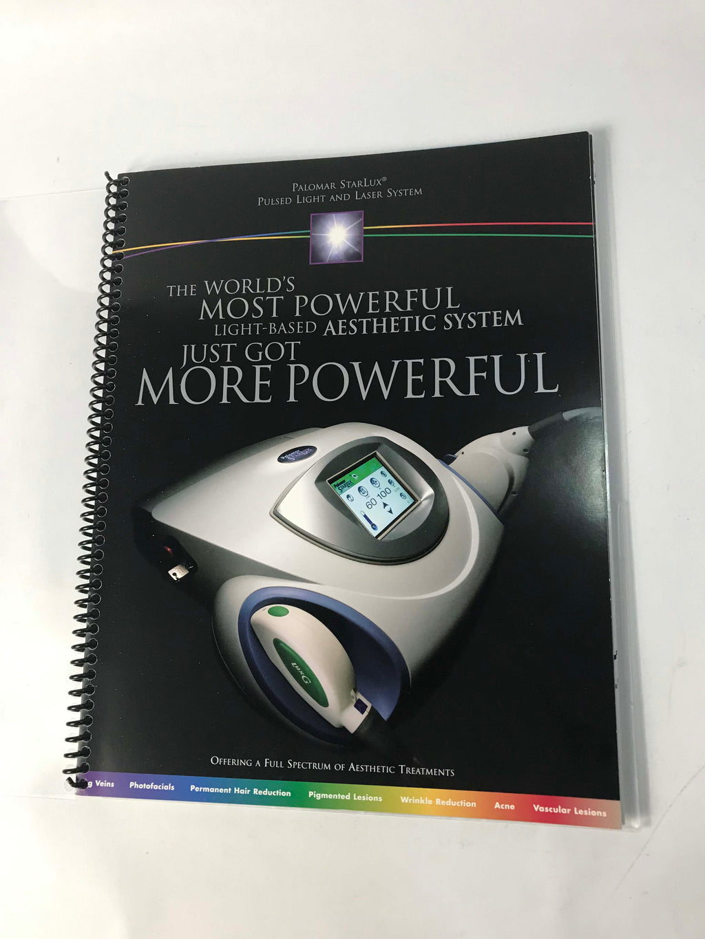 2006 Palomar Starlux Marketing Sales Handpiece Specs Treatment Capabilities Book