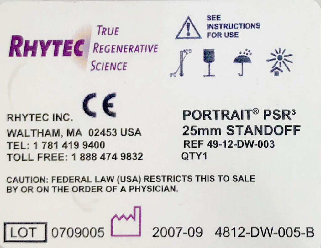 2006 Rhytec Portrait PSR3 Nitrogen Plasma Skin Regeneration 2247 Pulses Remaining