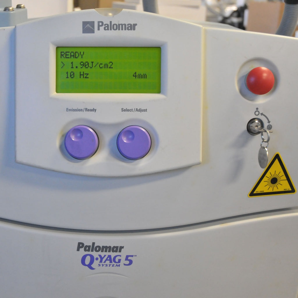 2011 Palomar QYAG5 Q Switch Nd YAG 532 1064 Tattoo Pigmented Lesion Laser YAG 5