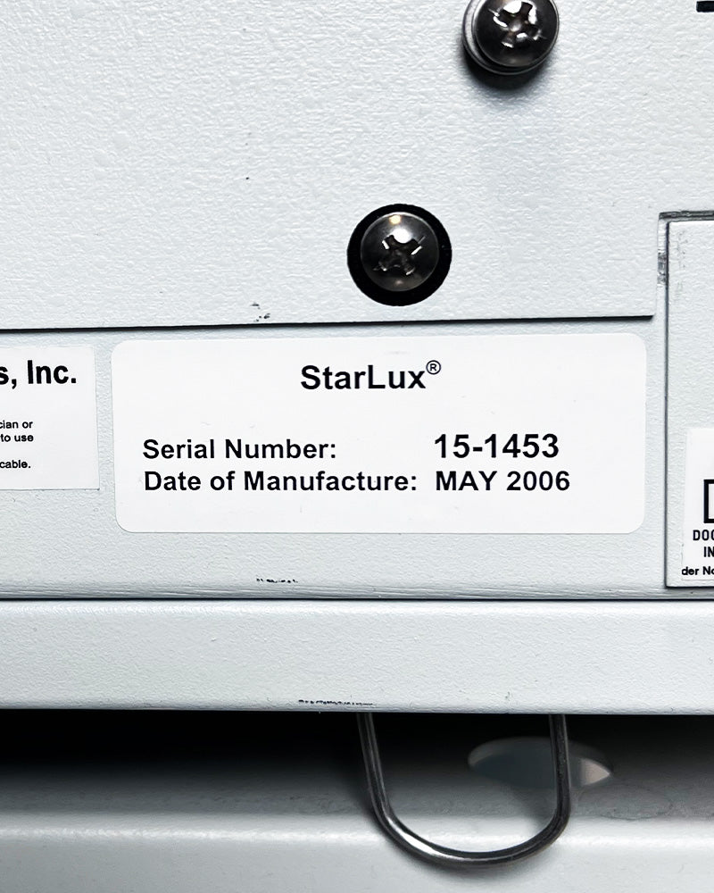 2006 Palomar StarLux 300 IPL Aesthetic Skin Resurfacing System LuxY LuxG