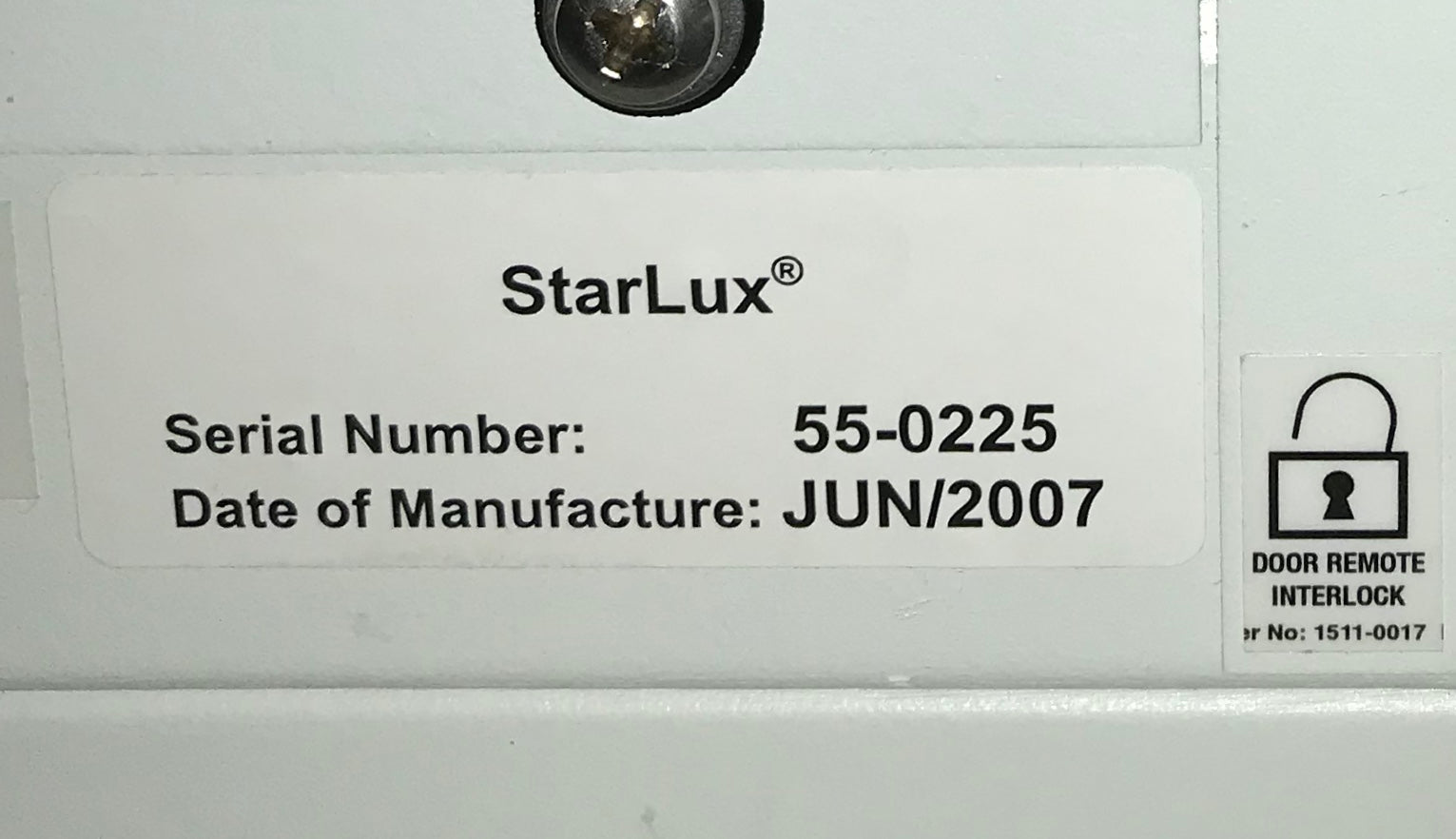 StarLux 500 Palomar Laser System 2007 w/ Handpiece LuxR Lux R