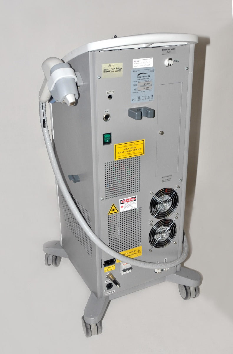 2008 ALMA Soprano XL Laser System Hair Removal 810nm Diode w/ SHR Handpiece HR