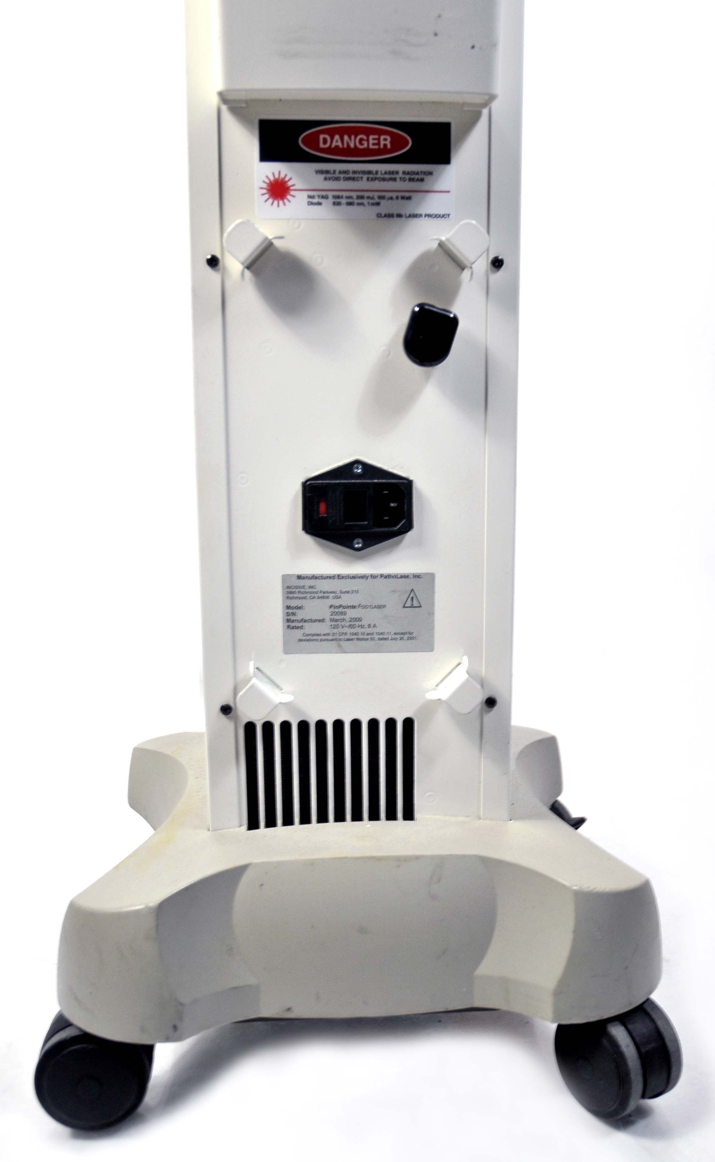 2009 Incisive PinPointe FootLaser Pinpoint NuvoLase Toenail Fungus Wart Nd:YAG