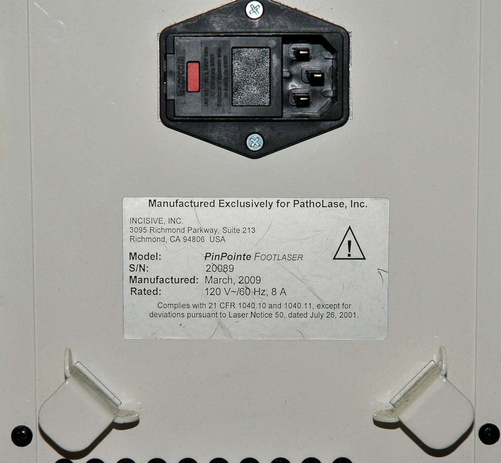 2009 Incisive PinPointe FootLaser Pinpoint NuvoLase Toenail Fungus Wart Nd:YAG