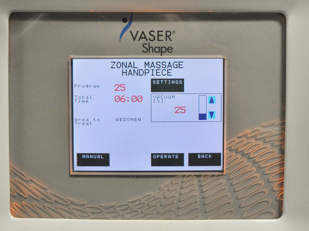 2010 VASER Shape Body Shaping Contour Ultrasound Diathermy Massage Therapy MC-1