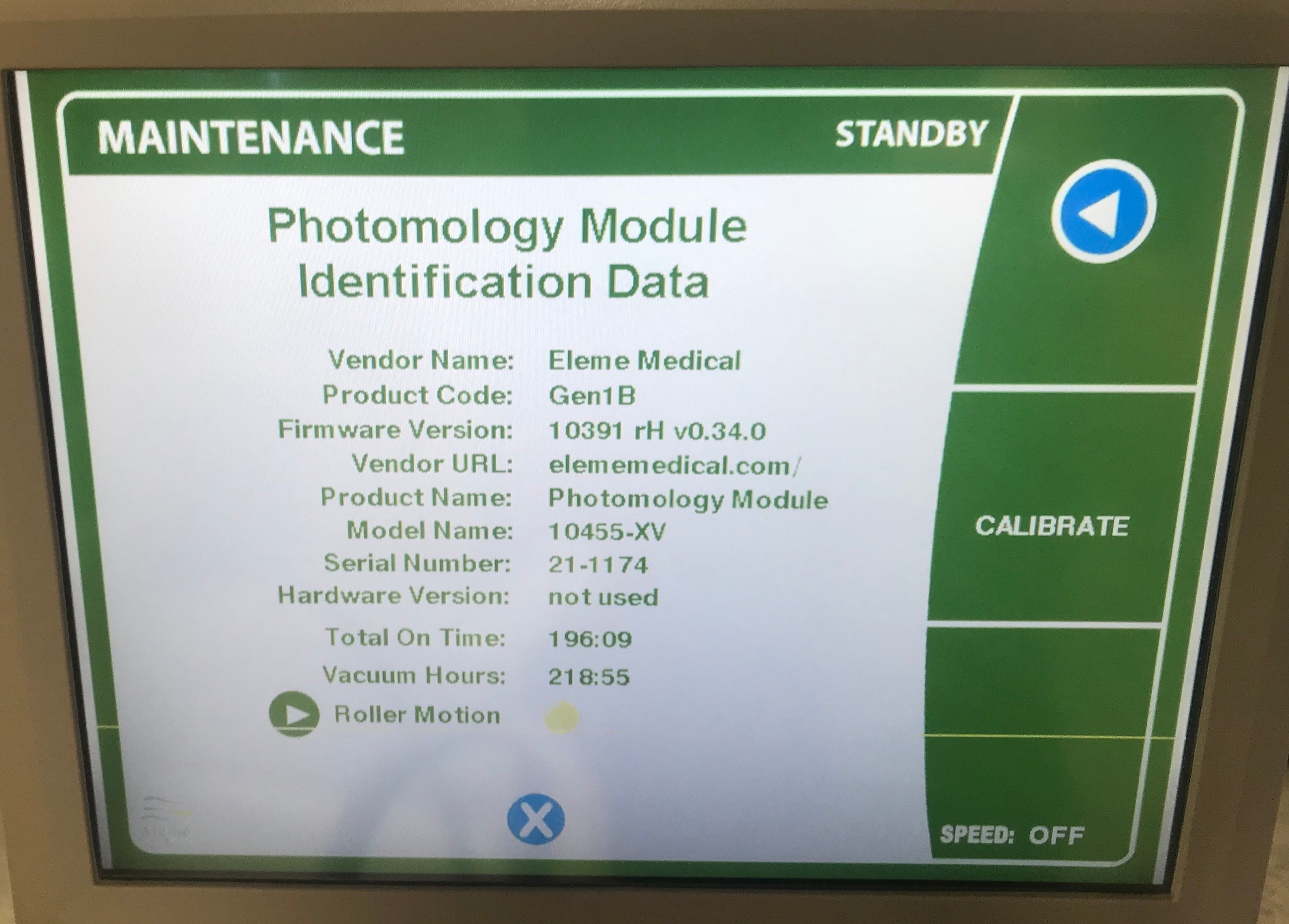 2010 Eleme SmoothShapes XV Photomology Diode Cellulite Sculpt Smooth Shape Laser