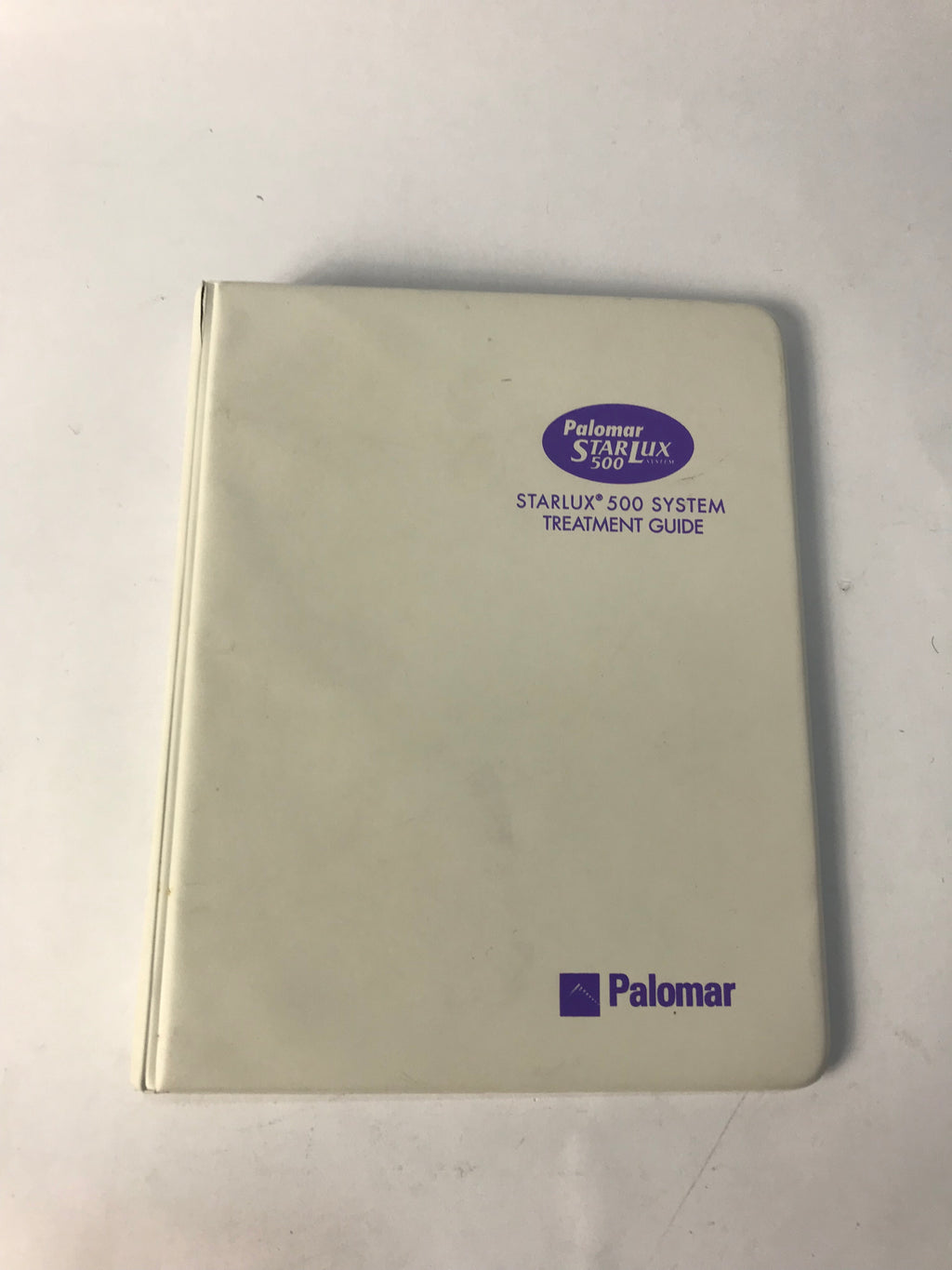 2010 Ripped Spine Palomar Starlux 500 Treatment Guide Manual Book 5553-5015A