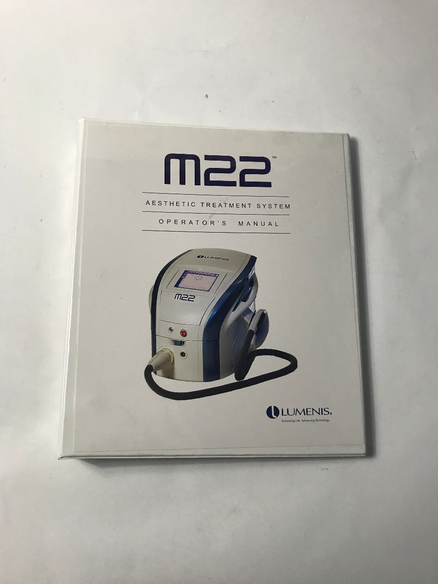 2010 Lumenis M22 Aesthetic Laser IPL System User Operators Manual Revision D